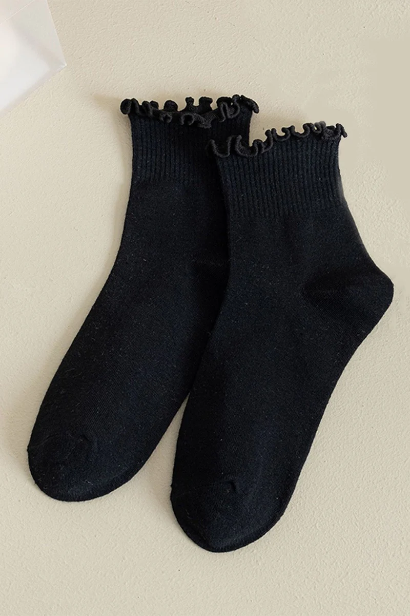 Lettuce Trim Crew Socks - Image 3