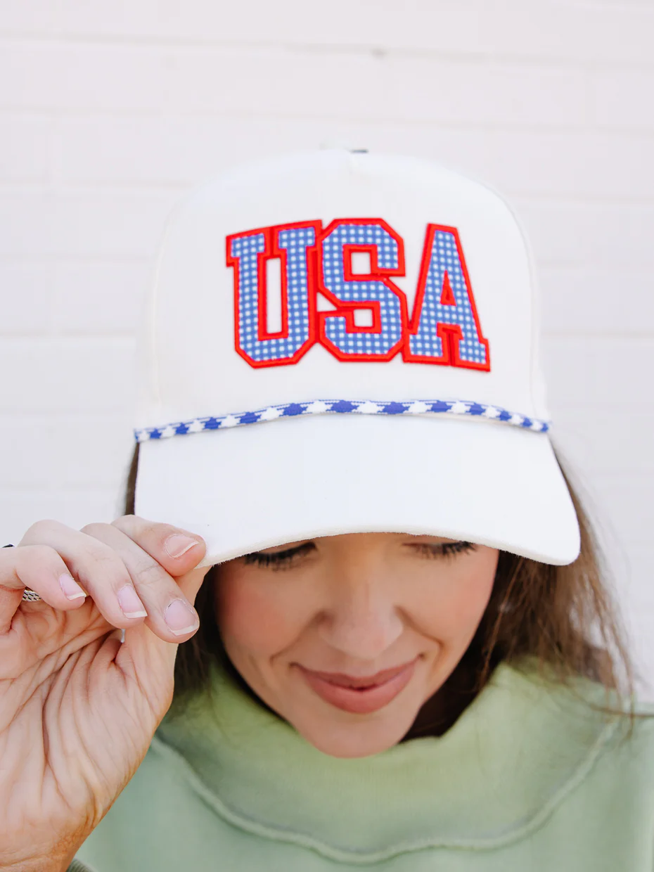 USA Patch Rope Trucker Hat - Image 3