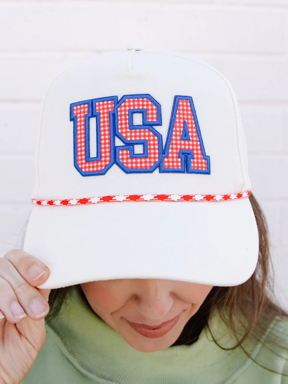 USA Patch Rope Trucker Hat - Image 4