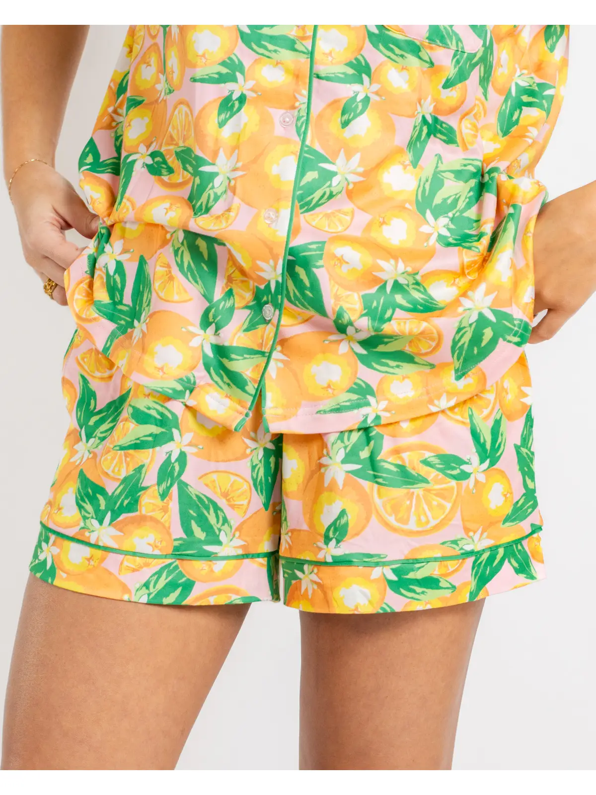 Valencia Orange Grove Sleep Shorts - Image 2