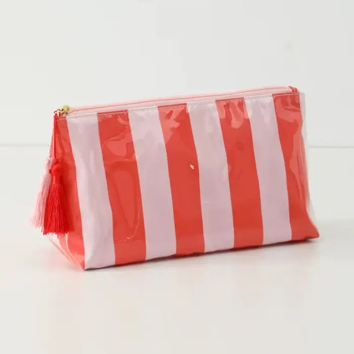 Valencia Stripe Tassel Cosmetic Pouch - Image 3