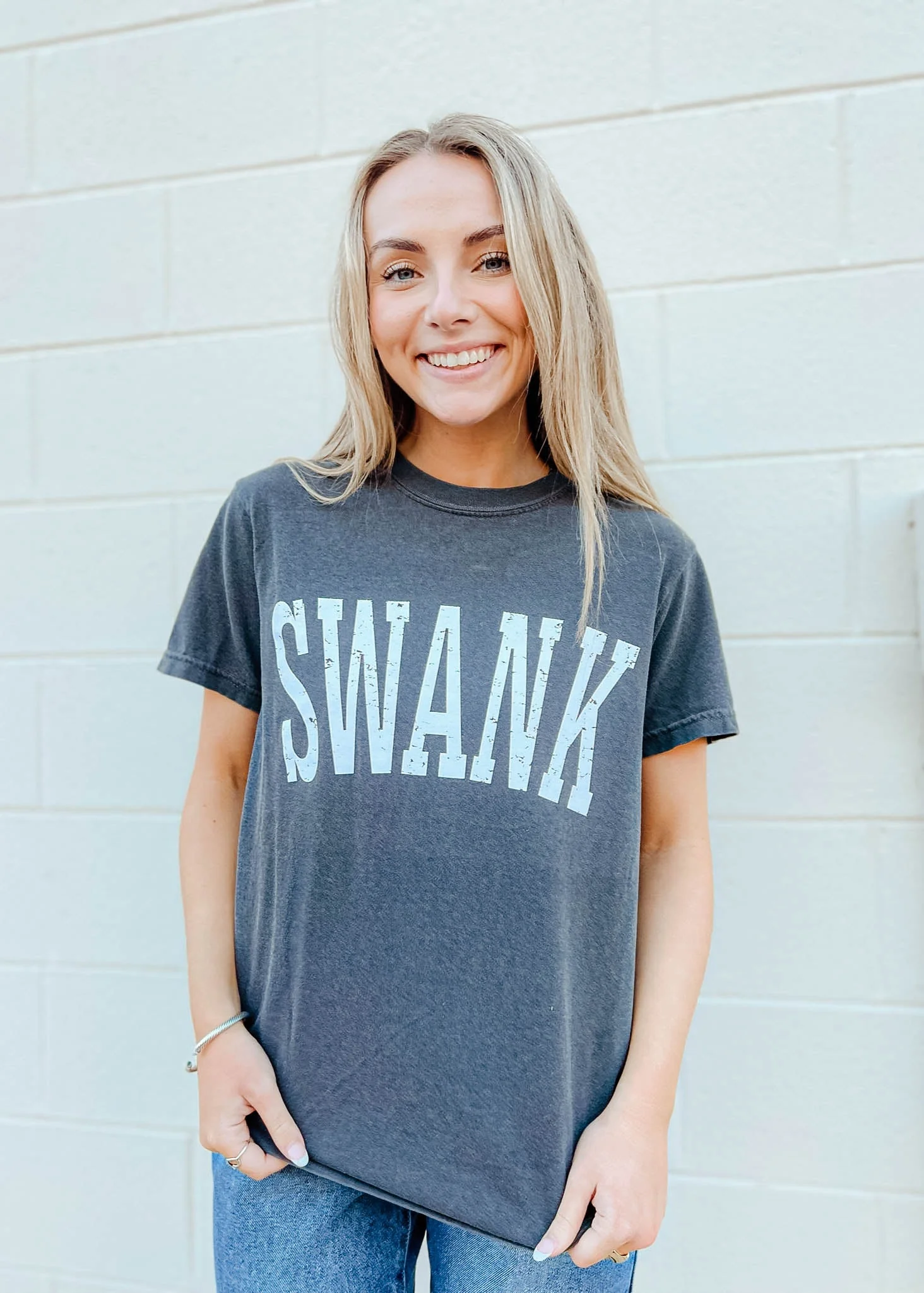 Swank Varsity Letter Tee - Image 23