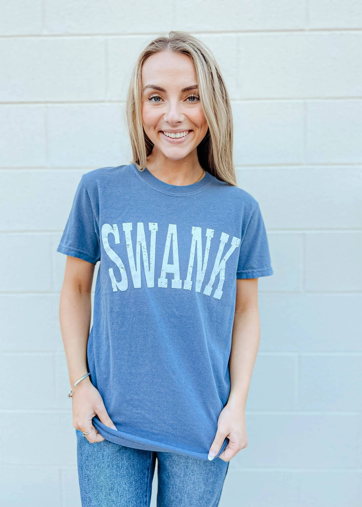 Swank Varsity Letter Tee - Image 25