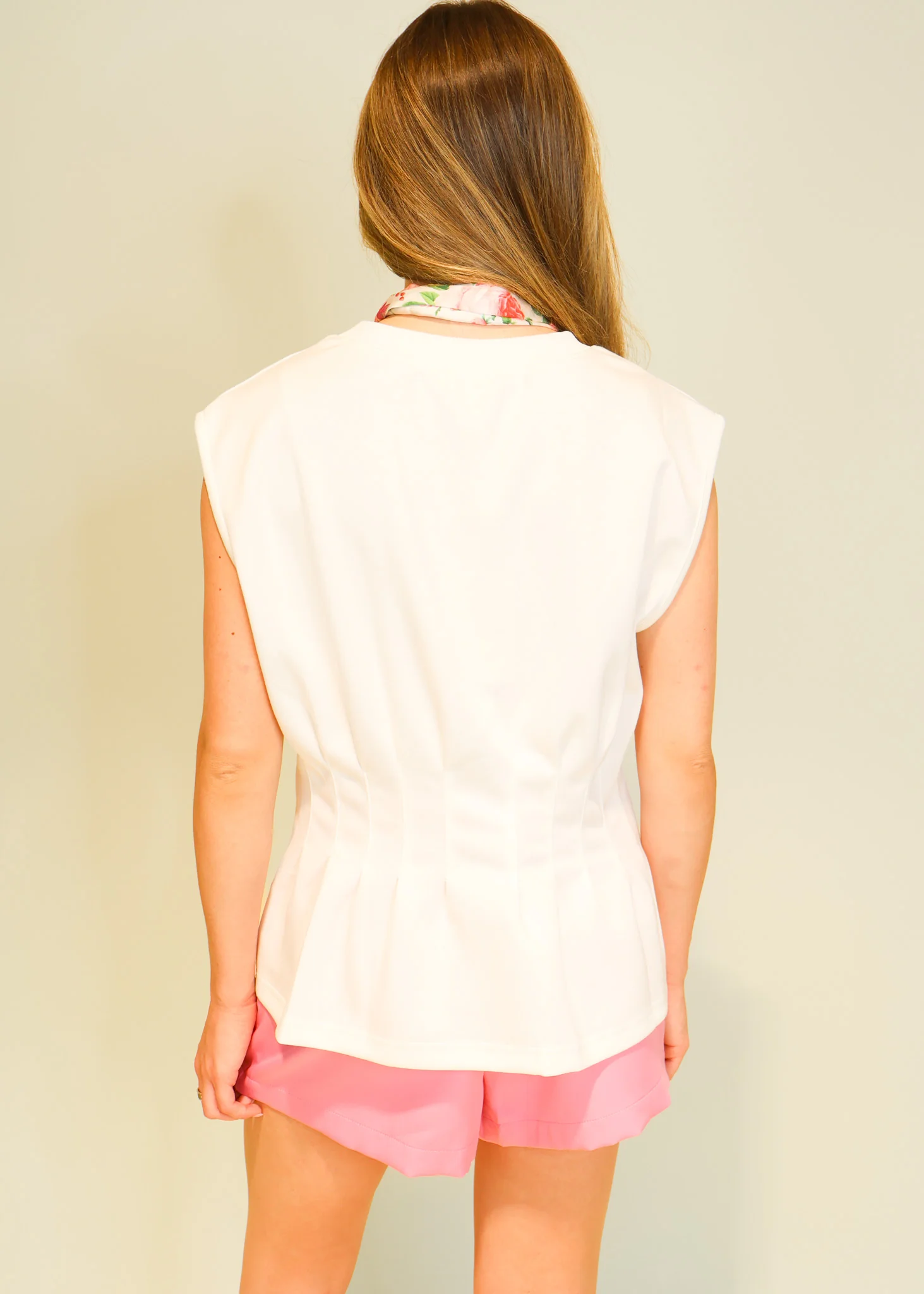 Veronica Soft Structure Peplum Top - Image 7