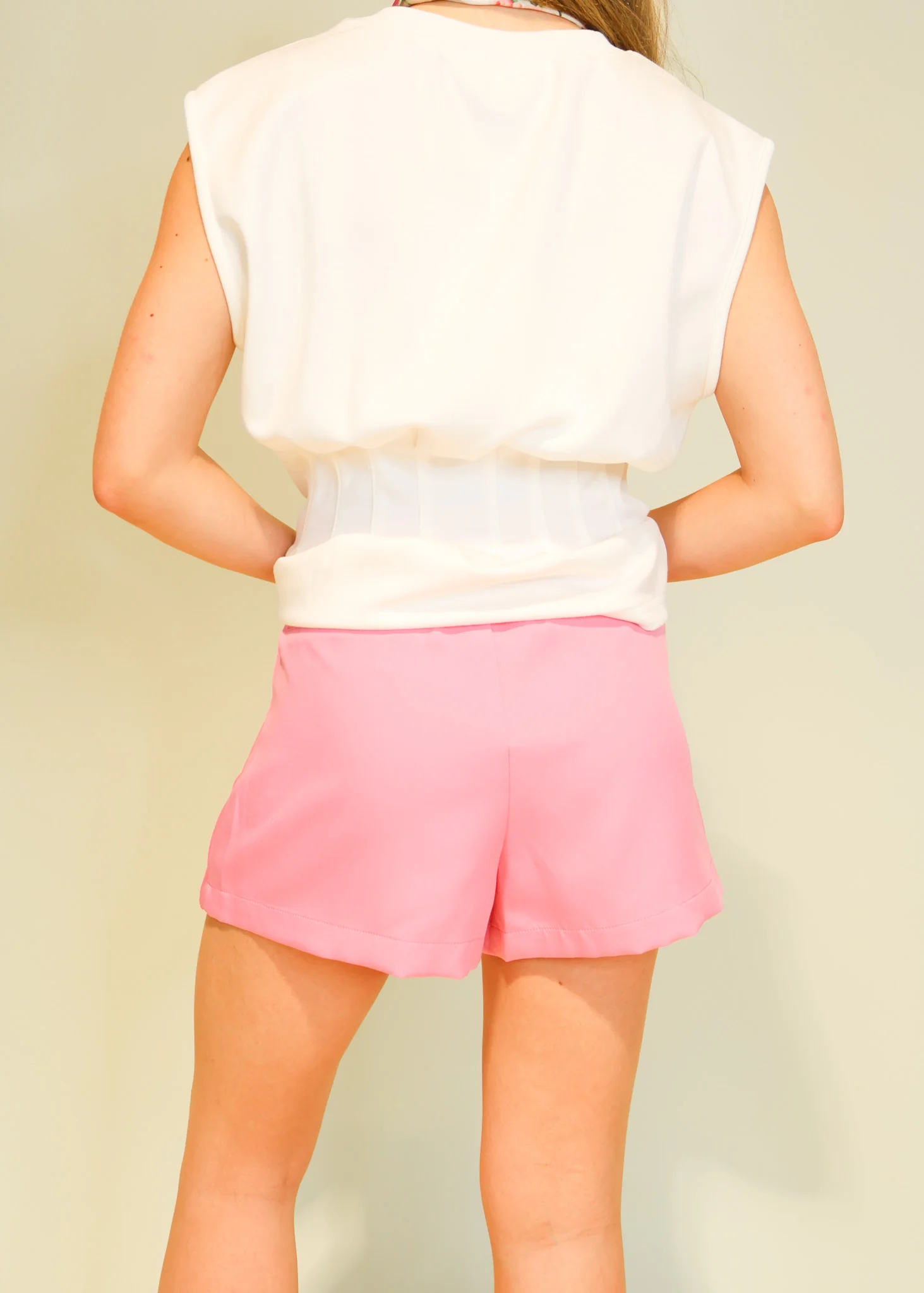 Veronica Soft Structure Peplum Top - Image 8