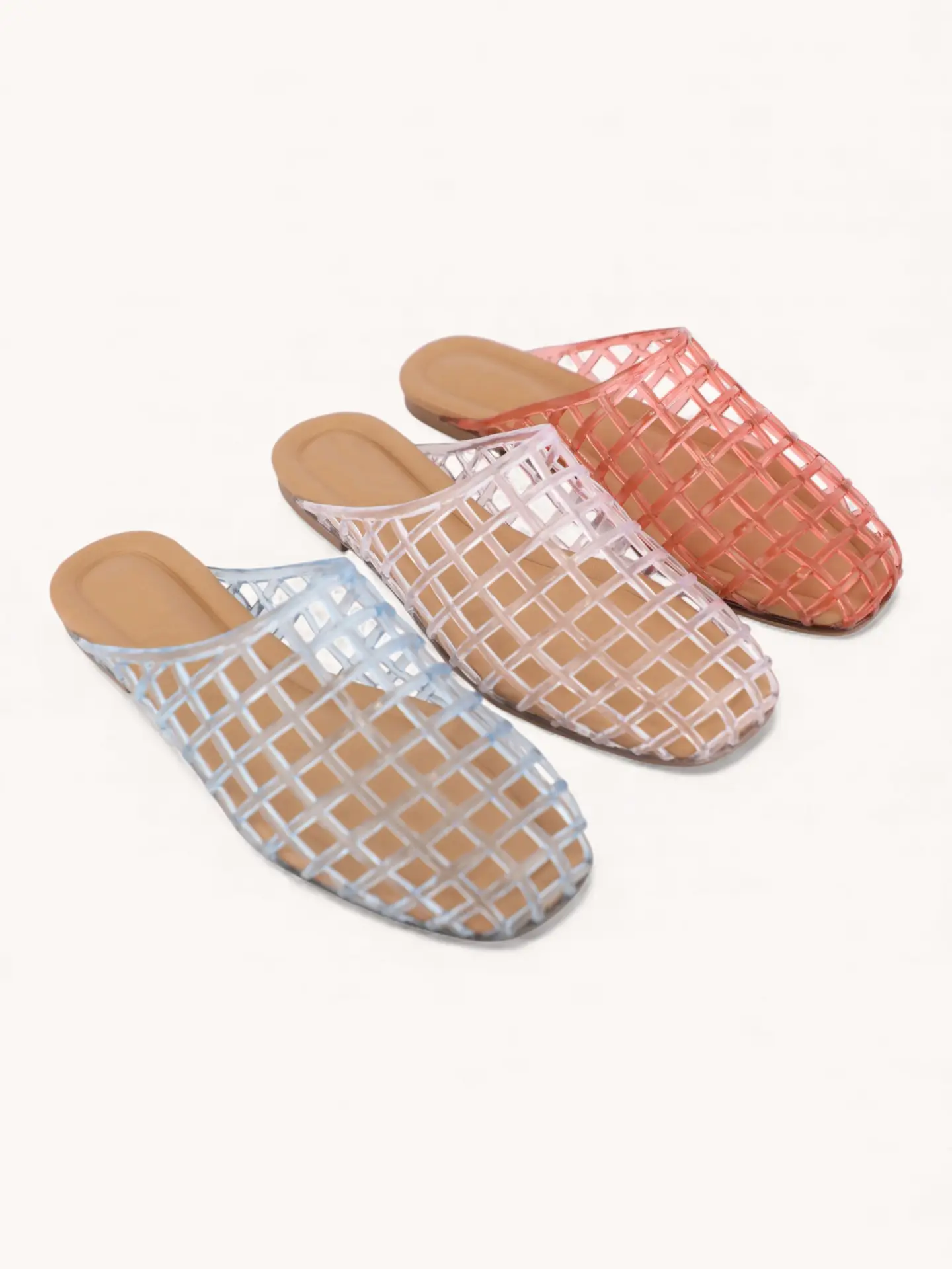 Wayne Mesh Jelly Slip On Sandals - Image 2