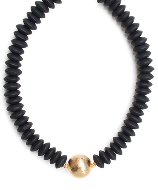 Wooden Bead & CCB Choker - Image 5