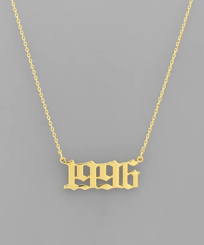 Year Necklace - Image 2