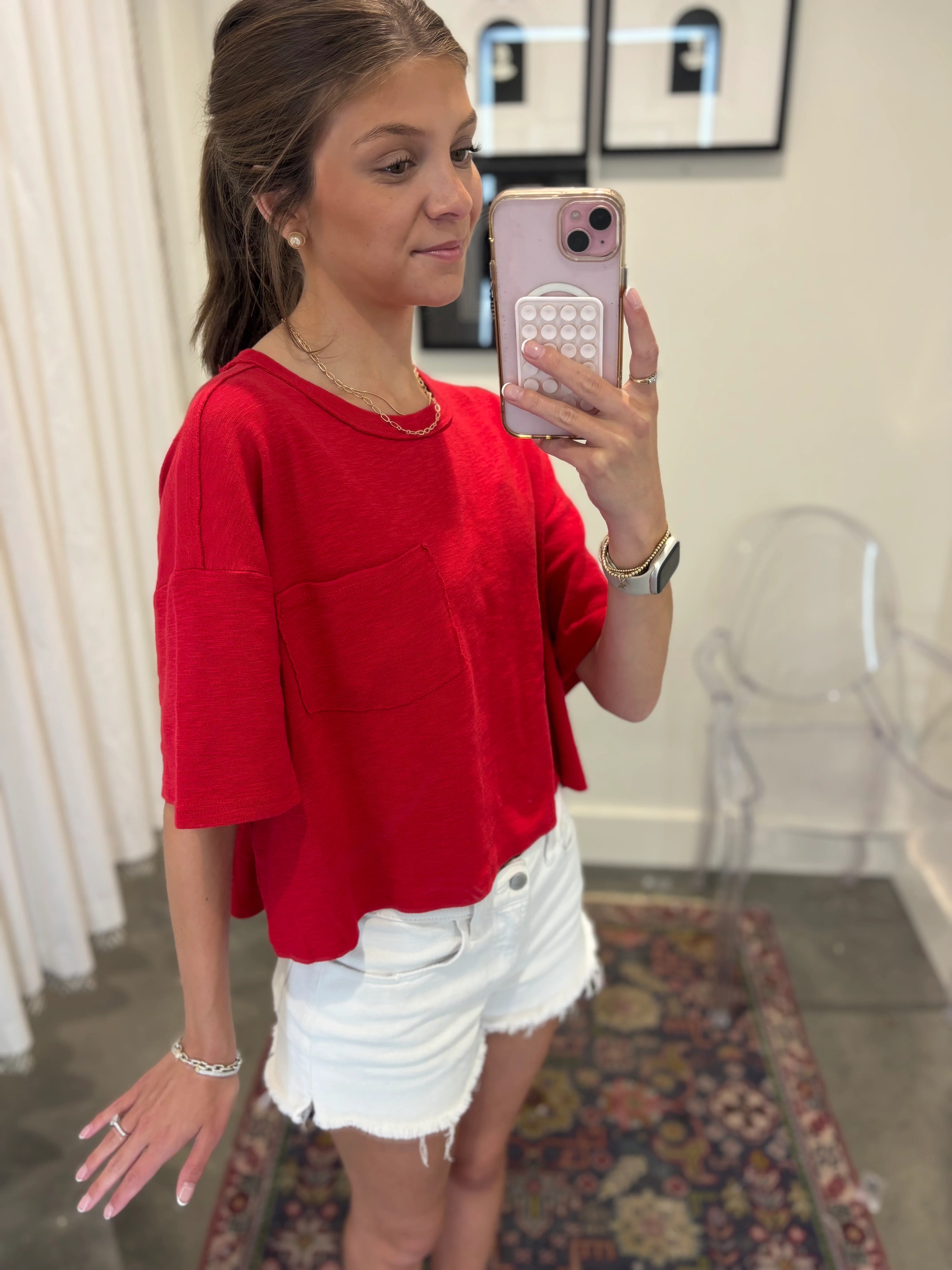 Zinnia Pocket Tee - Image 3
